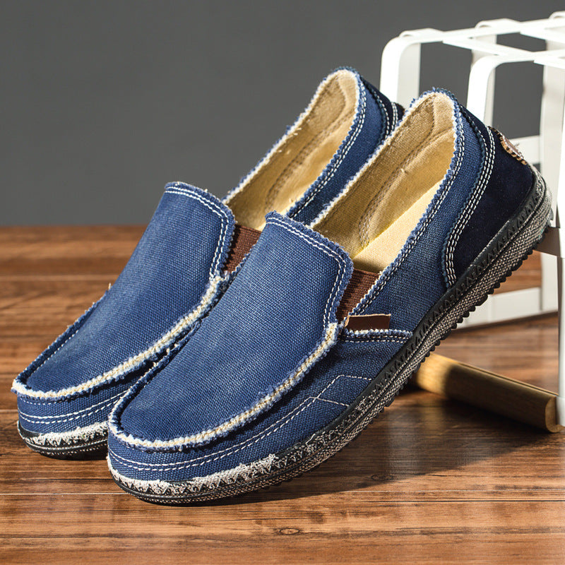 Soft Denim Canvas Loafers