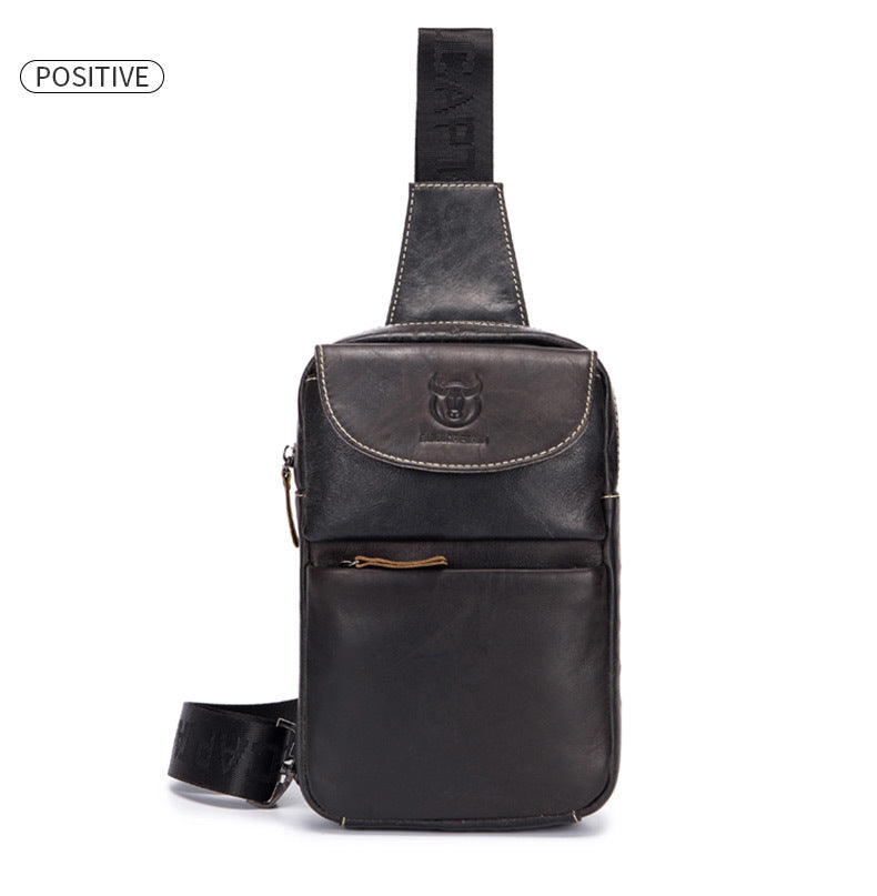 Genuine Leather Fashion Chest Bag