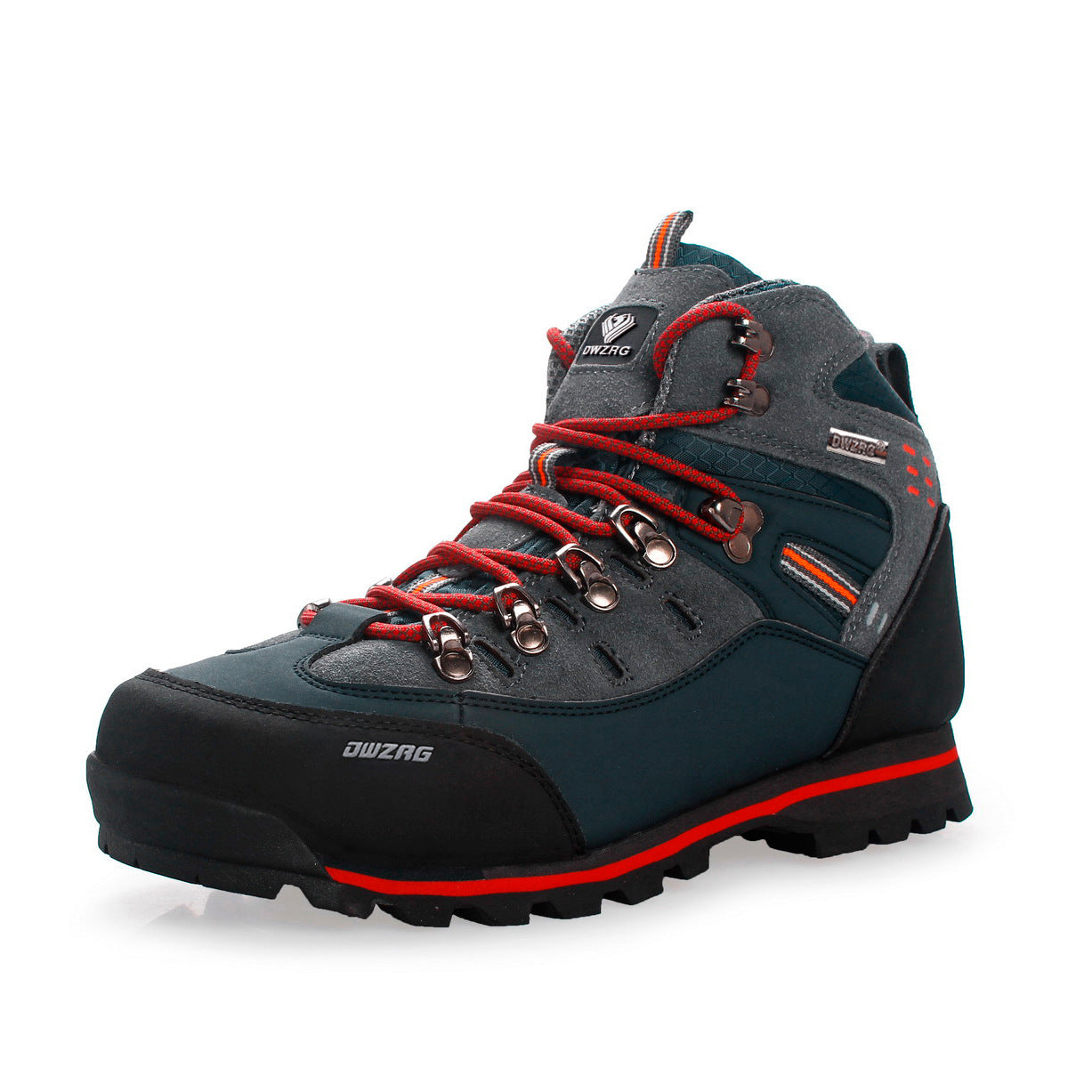 Tiosebon Men's Outdoor Hiking Travel Shoes-Red