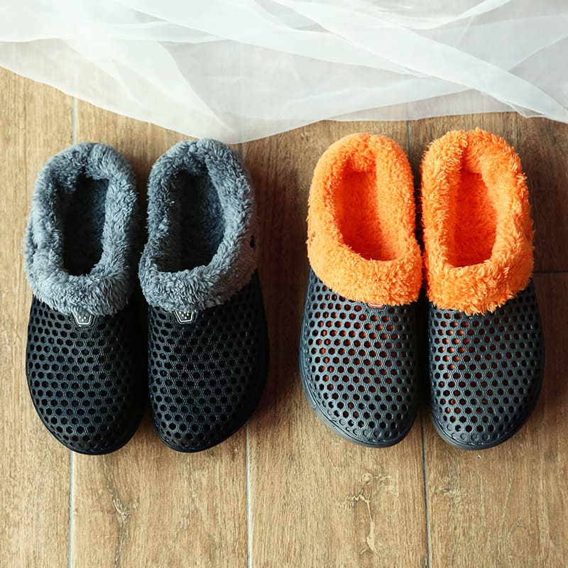 Tiosebon Unisex  Winter Fuzzy Slippers