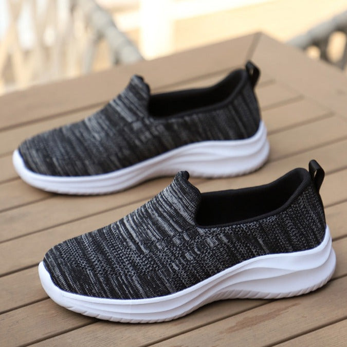 Tiosebon Travel Comfort Walking Shoes-Gray