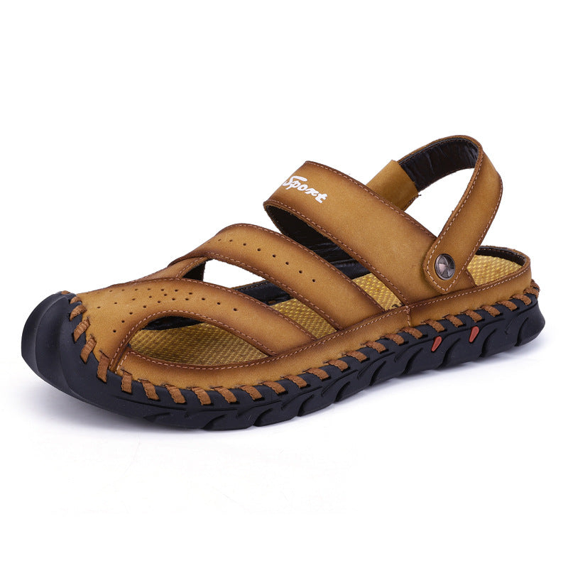 Breathable and Comfortable Leather Sandals