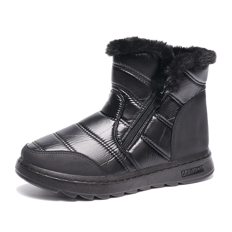 Tiosebon Multifunctional Thickened Snow Boots-Black