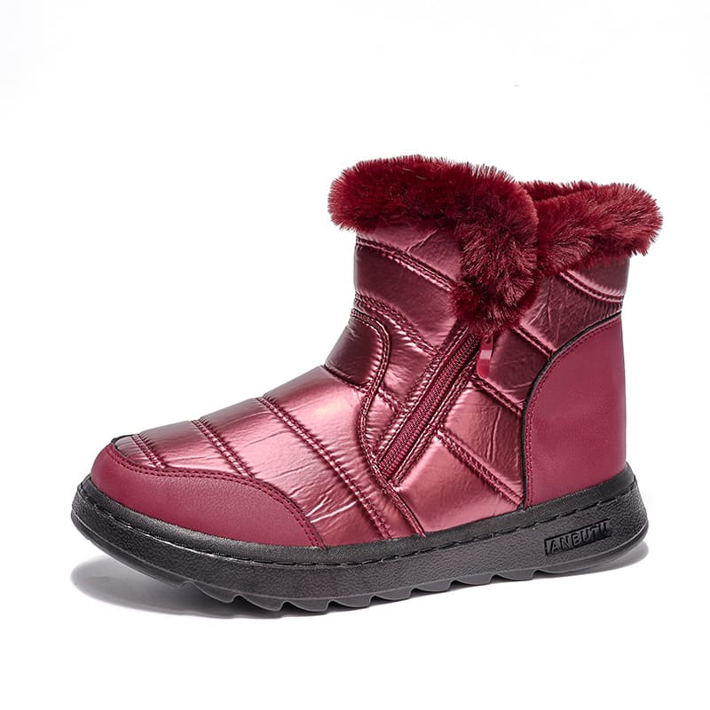 Tiosebon Multifunctional Thickened Snow Boots-Red