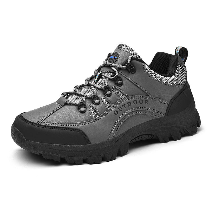 Tiosebon Men's Outdoor Hiking  Shoes-Gray