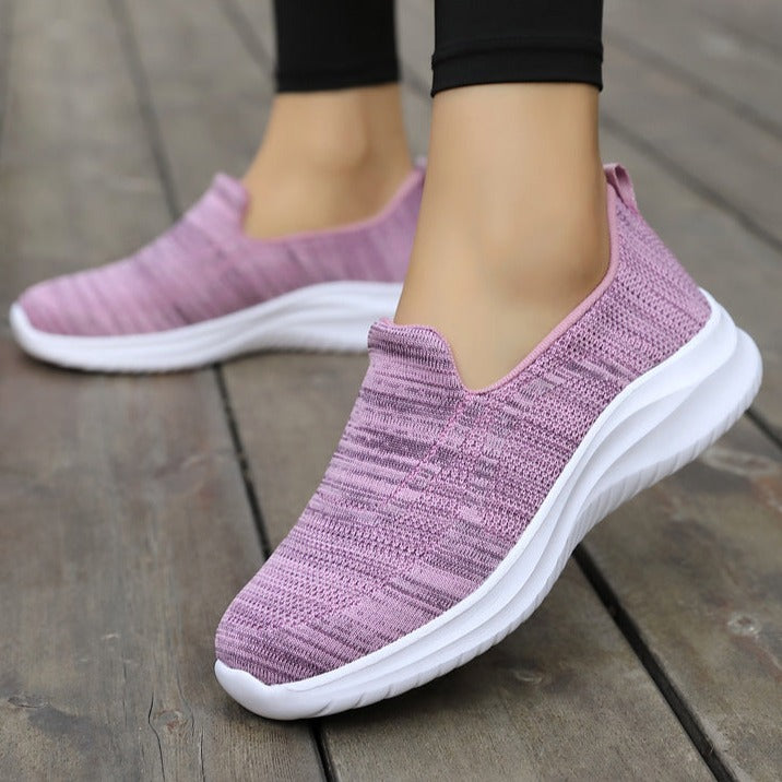Tiosebon Travel Comfort Walking Shoes-Pink