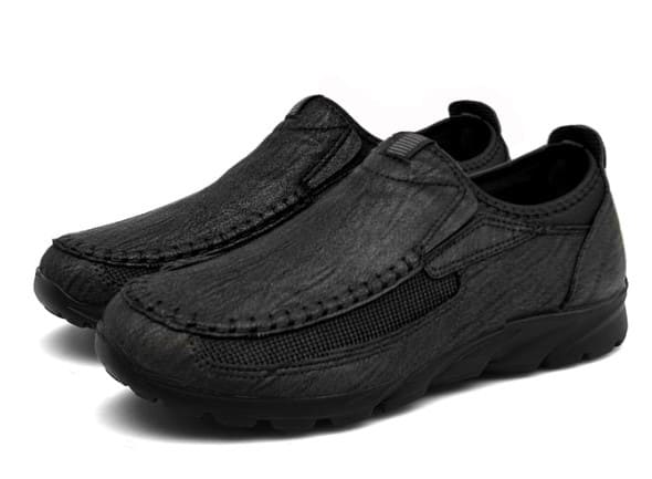Tiosebon Men's Slip-On Business Loafers-Black