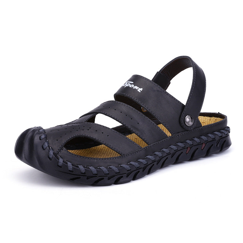 Breathable and Comfortable Leather Sandals