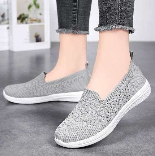 Tiosebon Women's Knit Breathable Walking Shoes