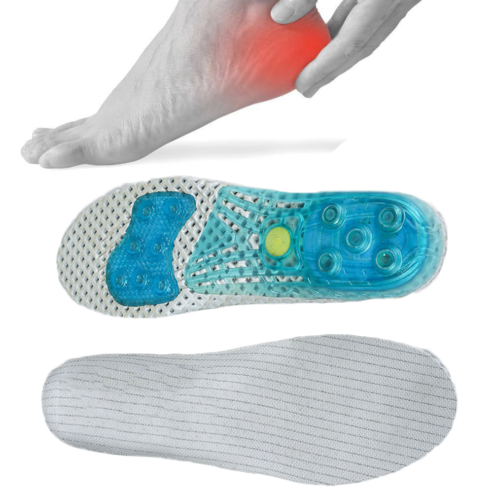 Spring Cushioning Shock Absorption Insoles