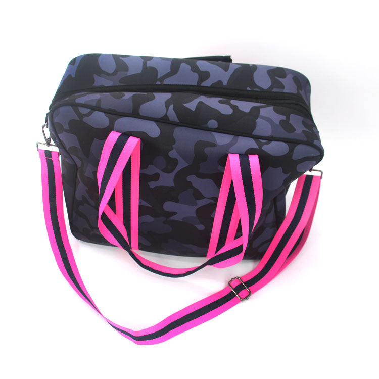 Pink Stripe Camo Tennis Bag – Candy Rox