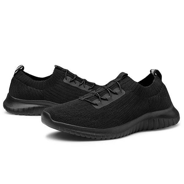 Tiosebon Women Knitted Comfort Shoes-All Black