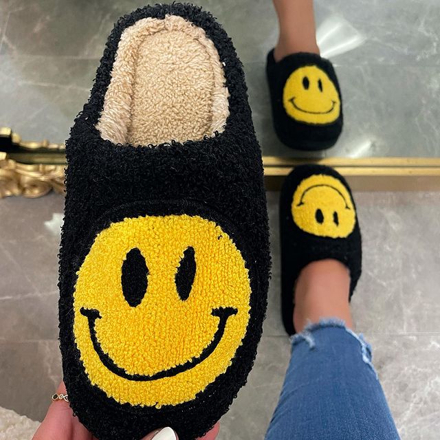 Smiley slippers