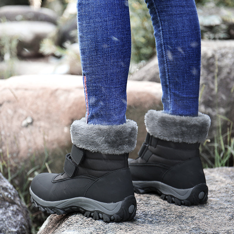 Women's High-Top Plus Velvet Snow Boots