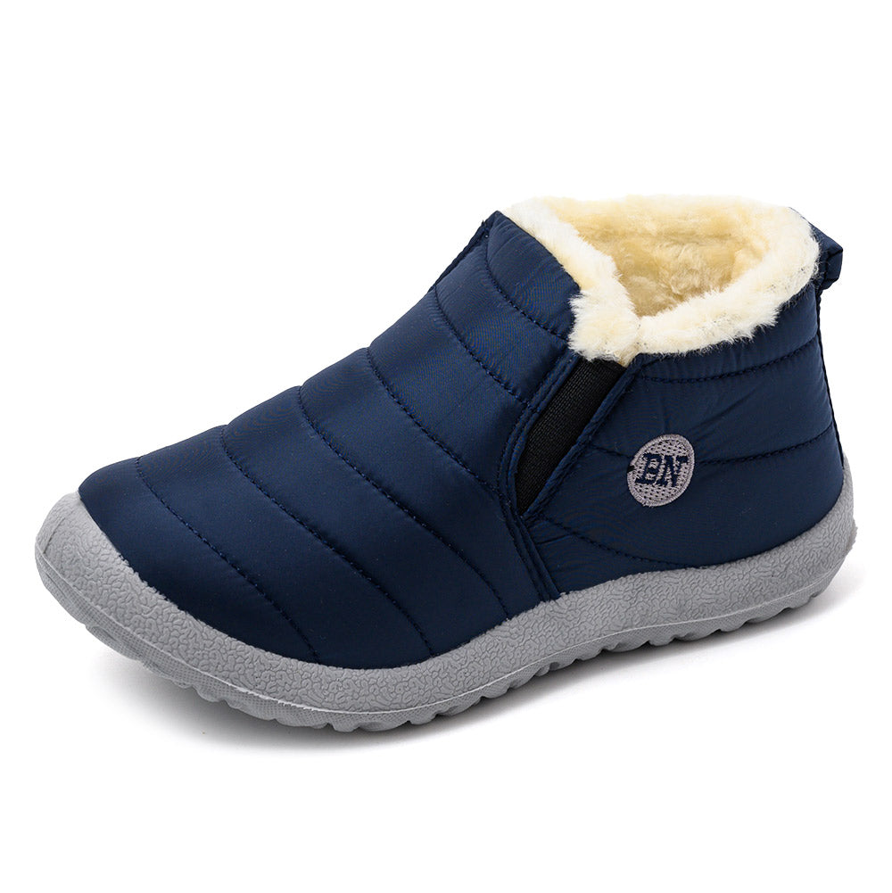 Unisex Fur Slip-on Waterproof Boots