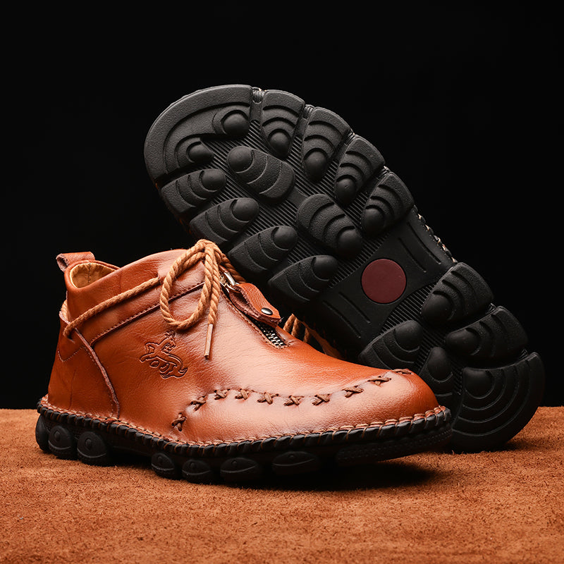 Men's Hand Stitching Leather Boots